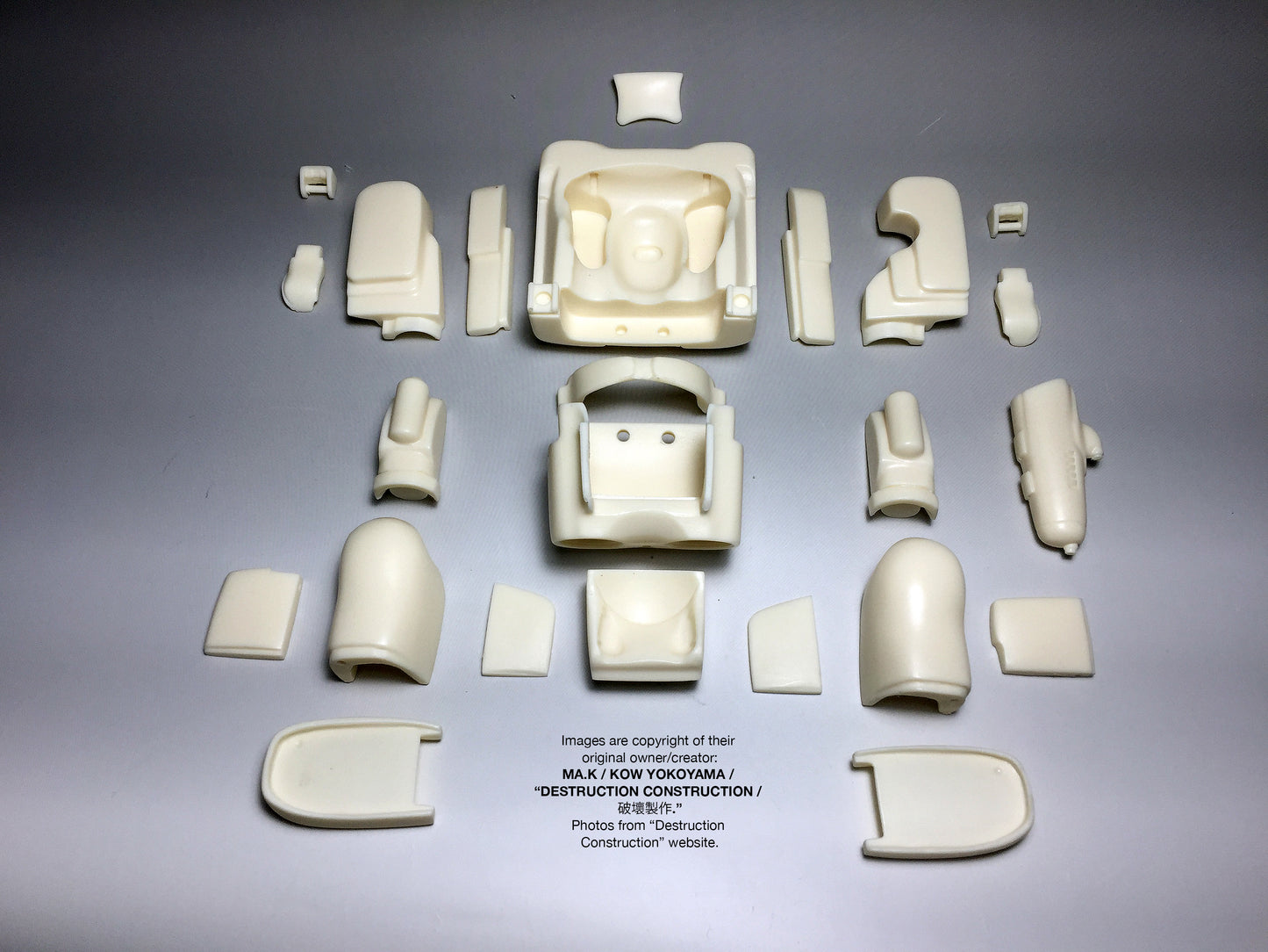 Ma.K SF3D Destruction Production 破壞製作 1/20 Hell Diver Resin Trans Kit