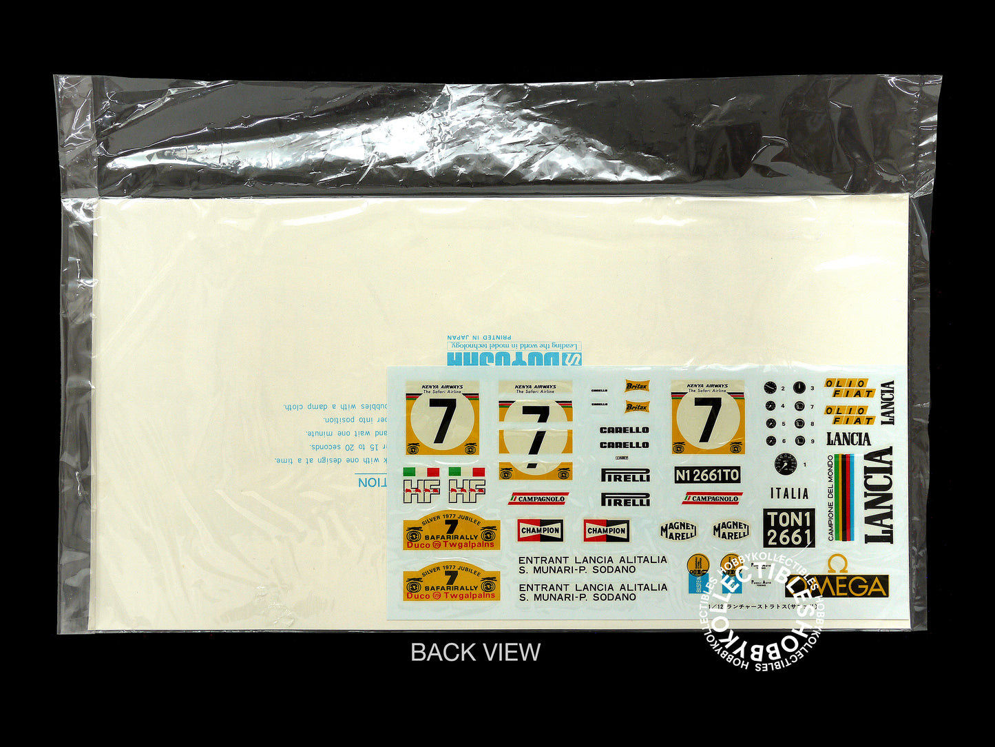 Doyusha Vintage 1/12 Lancia Stratos HF Safari Rally Car Model Kit