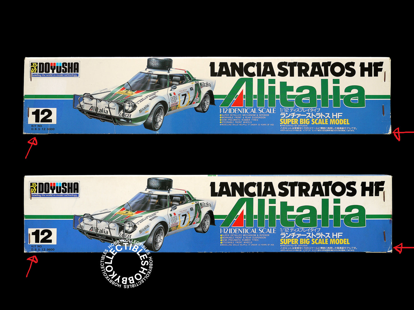 Doyusha Vintage 1/12 Lancia Stratos HF Safari Rally Car Model Kit