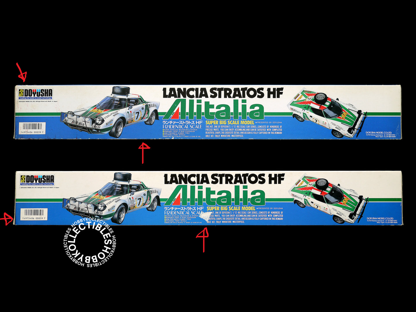 Doyusha Vintage 1/12 Lancia Stratos HF Safari Rally Car Model Kit