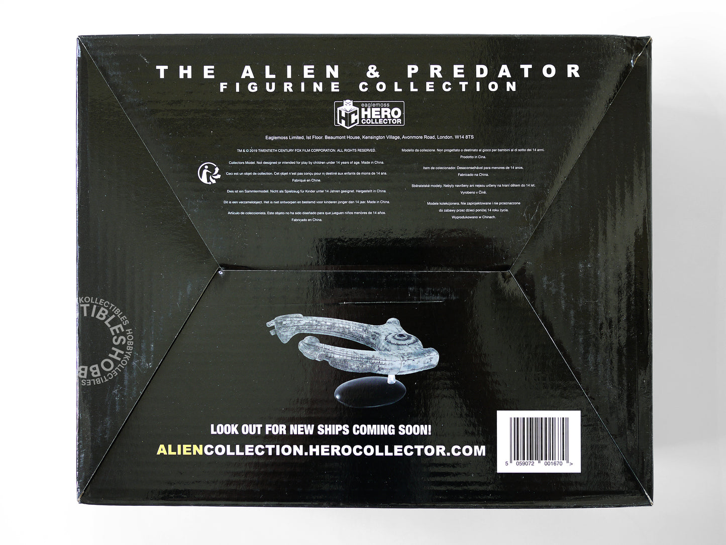 Eaglemoss Aliens Derelict Ship Diecast ABS Model Limited Edition