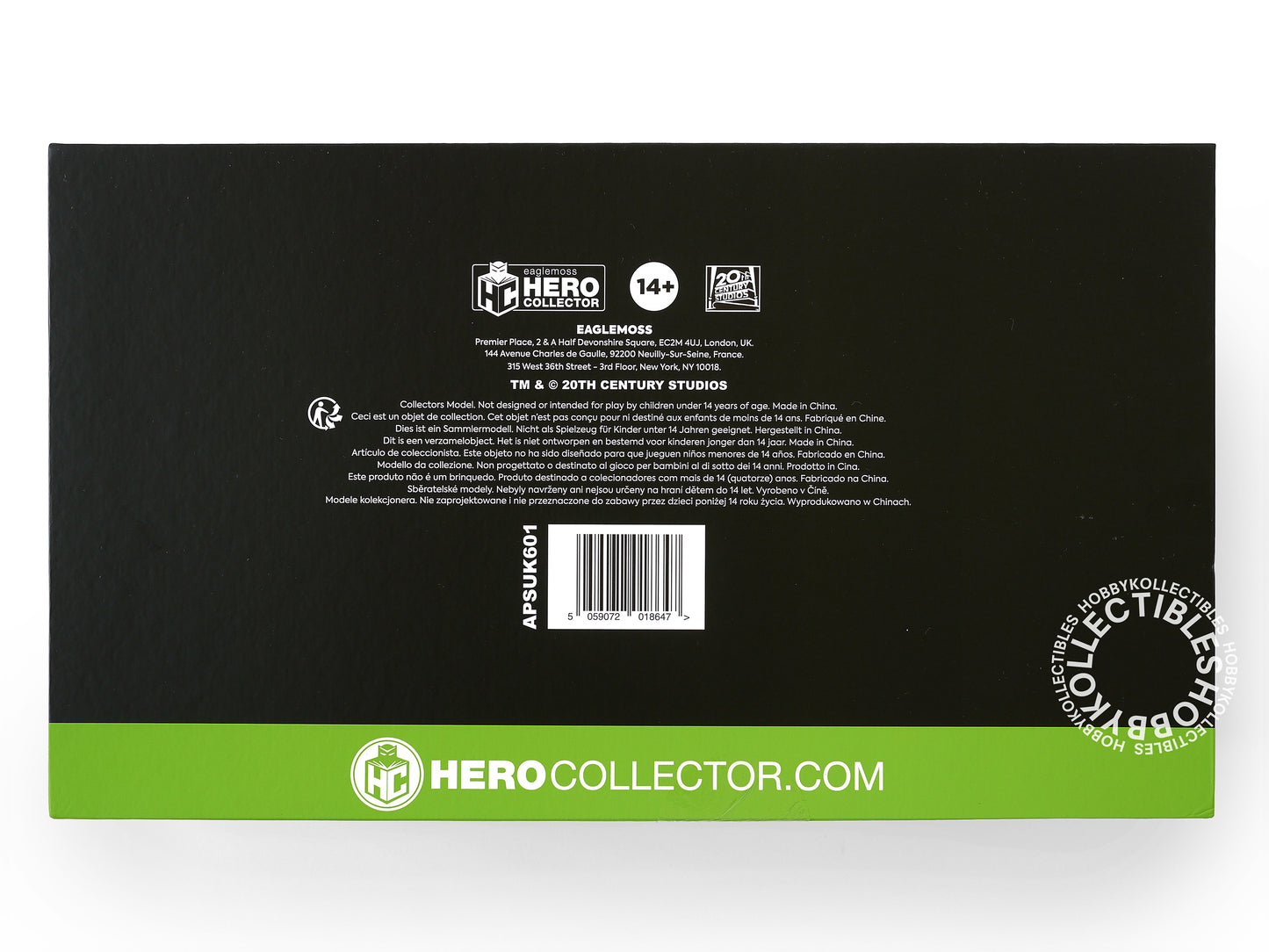 Eaglemoss Hero Collection Metallic Resin(Diecast + ABS) Aliens U.S.C.S.S. Nostromo XL Edition Factory Sealed