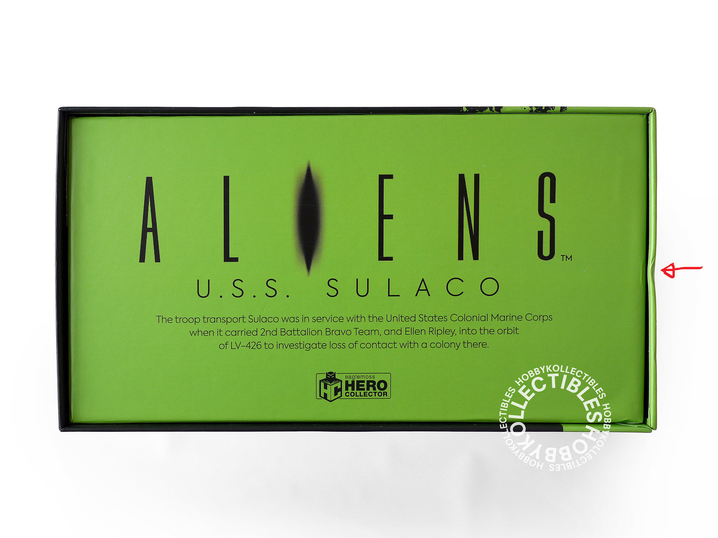 Eaglemoss Hero Collection Metallic Resin(Diecast ABS) Aliens U.S.S. Sulaco XL Edition Factory Sealed