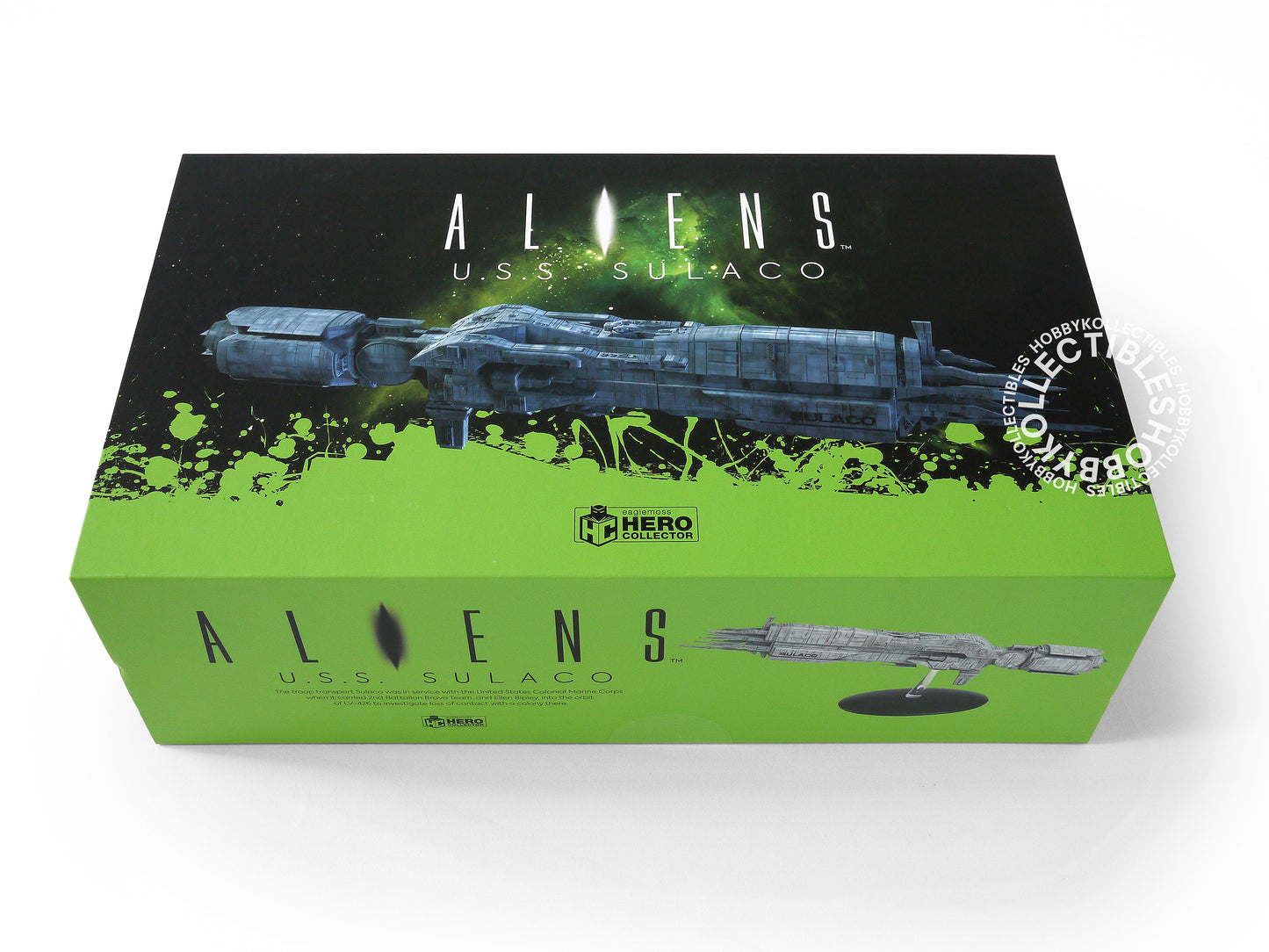 Eaglemoss Hero Collection Metallic Resin(Diecast ABS) Aliens U.S.S. Sulaco XL Edition Factory Sealed