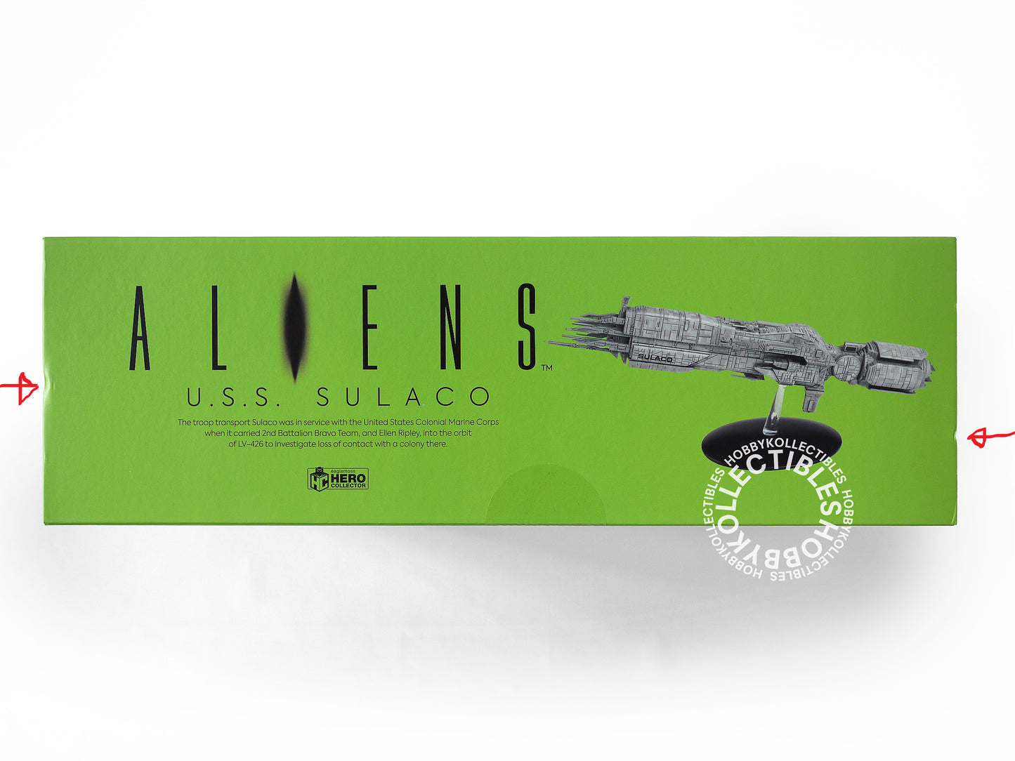 Eaglemoss Hero Collection Metallic Resin(Diecast ABS) Aliens U.S.S. Sulaco XL Edition Factory Sealed