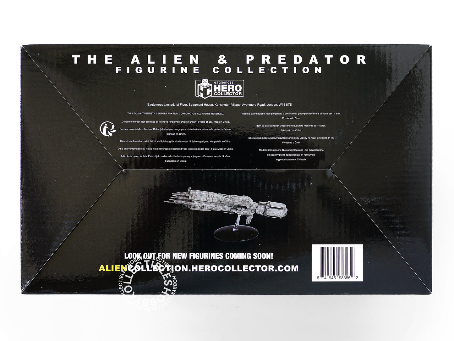 Eaglemoss Aliens U.S.S. Sulaco Metallic Resin Model Limited Ed.