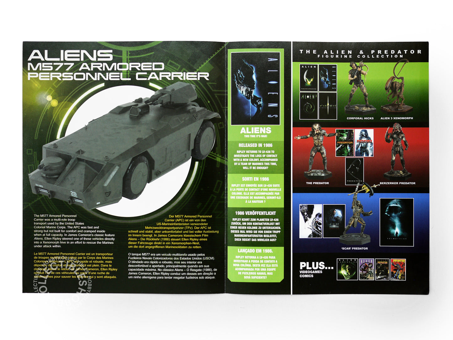 Eaglemoss Aliens APC M577 Diecast Model Limited Edition