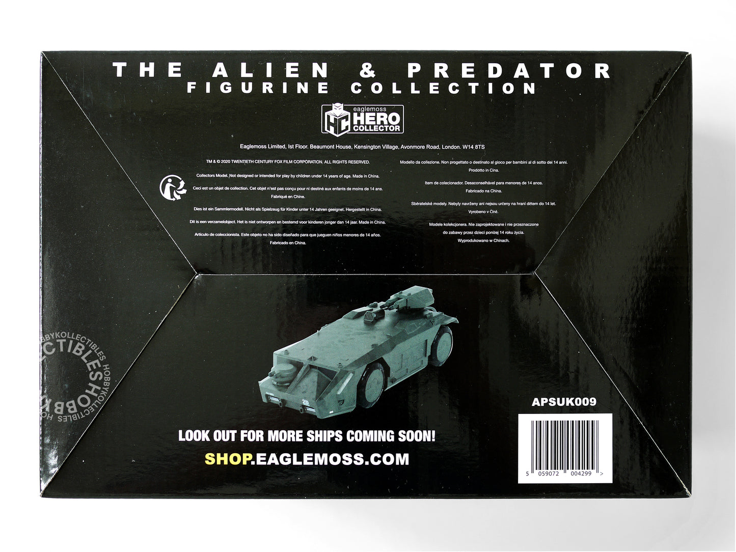 Eaglemoss Aliens APC M577 Diecast Model Limited Edition