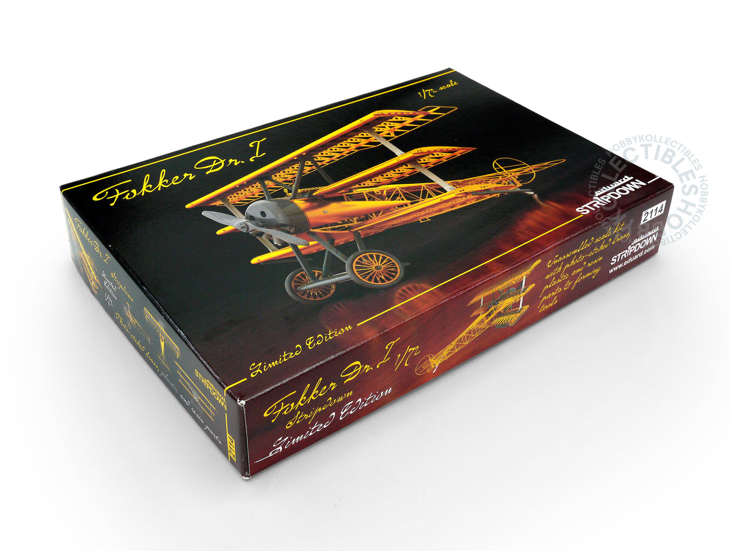 Eduard 1/72 Fokker Dr.I Stripdown Limited Ed. Aircraft Plastic Model Kit