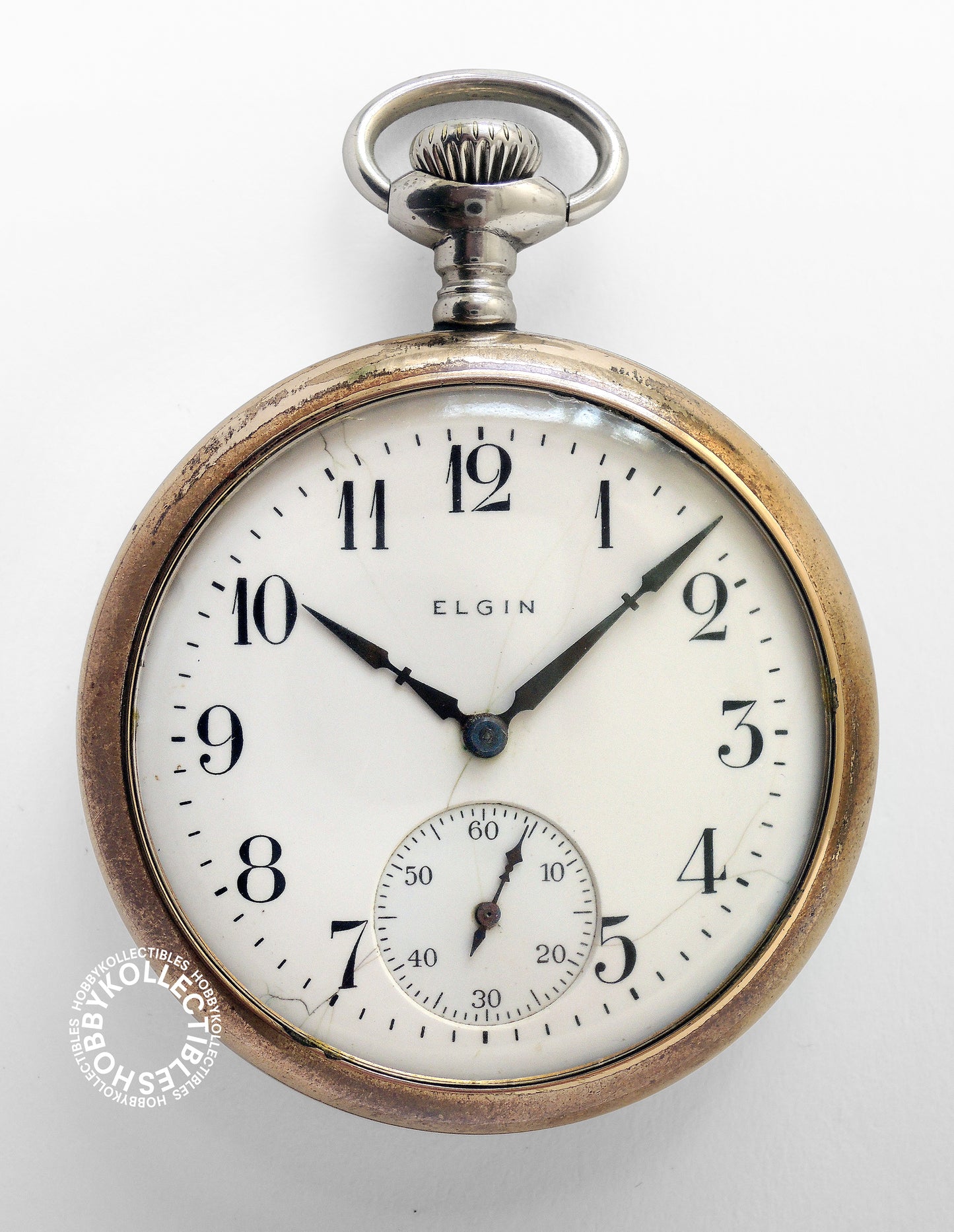 Elgin 2 Tone Open Face Lever Pocket Watch
