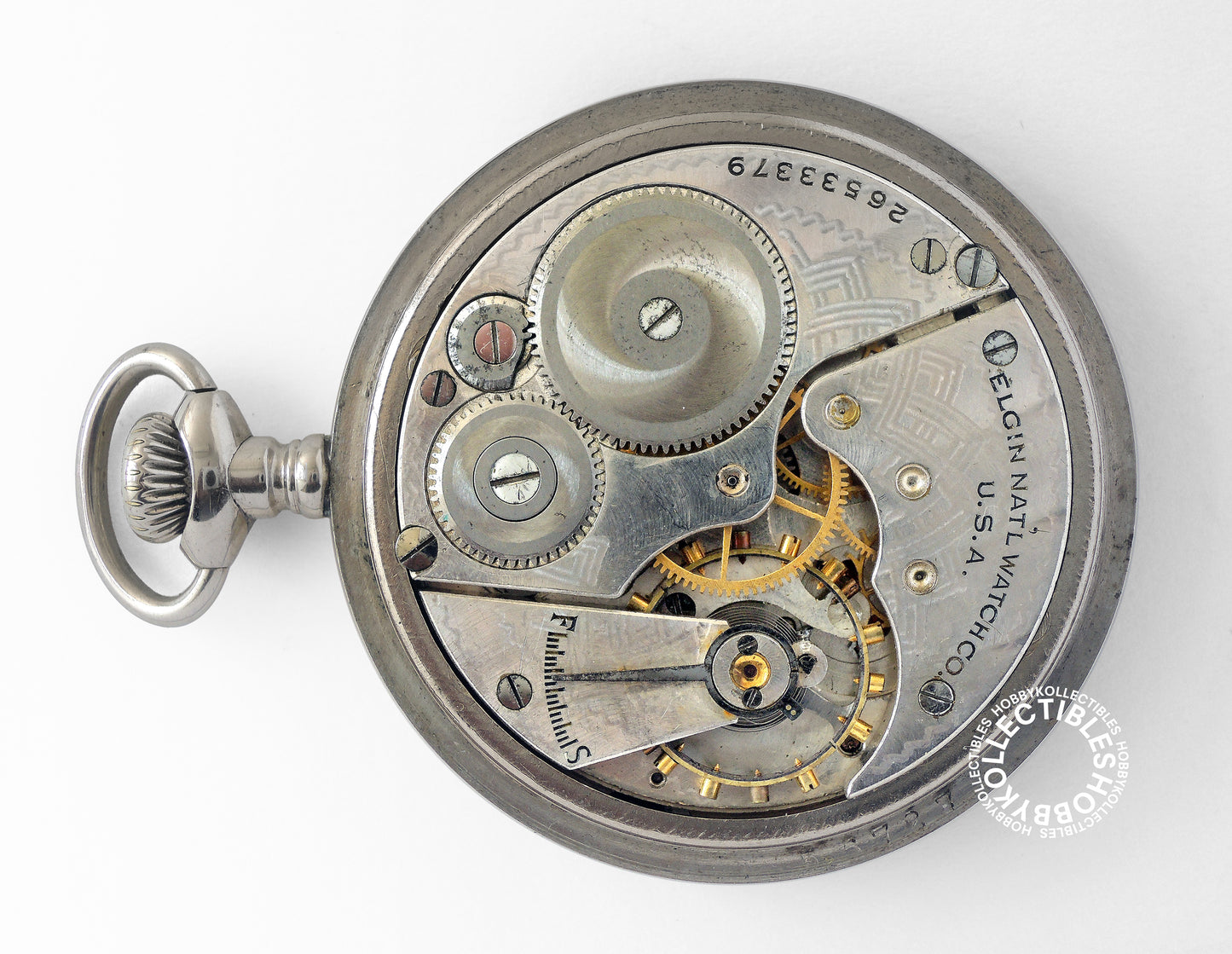 Elgin 2 Tone Open Face Lever Pocket Watch