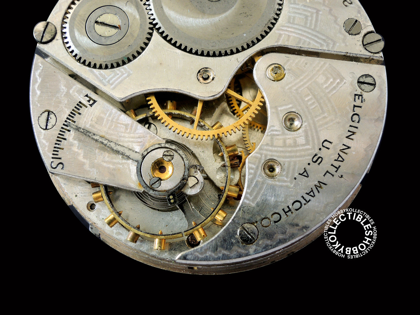 Elgin 2 Tone Open Face Lever Pocket Watch