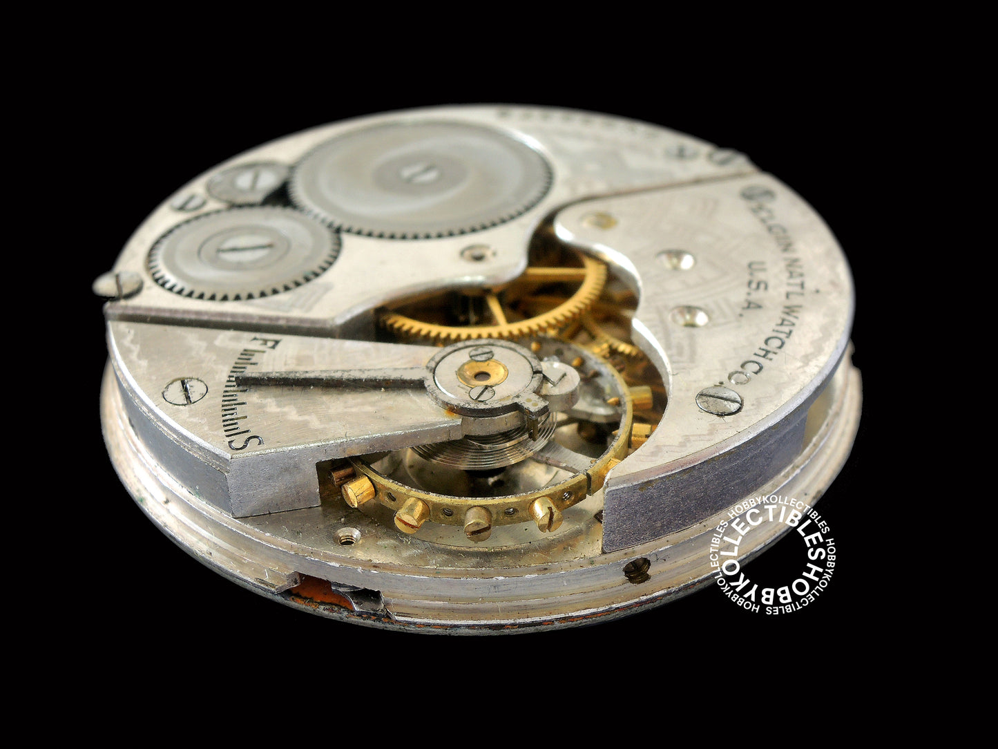 Elgin 2 Tone Open Face Lever Pocket Watch