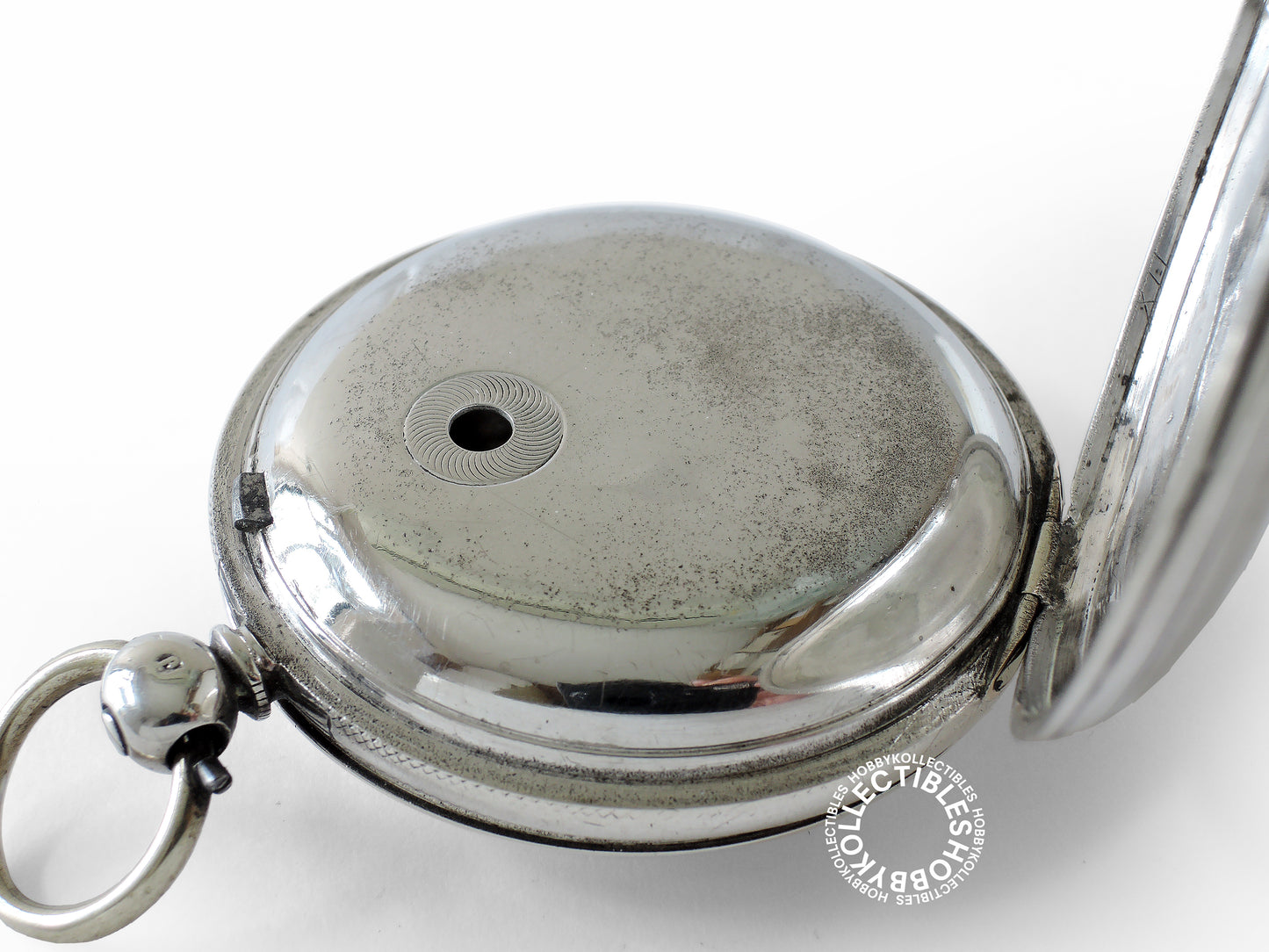 English Silver Hunter Case C.J. Hill London Fusee Pocket Watch