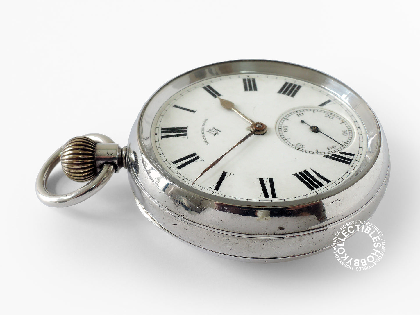 English Rotherhams Sterling Silver Open Face Lever Pocket watch