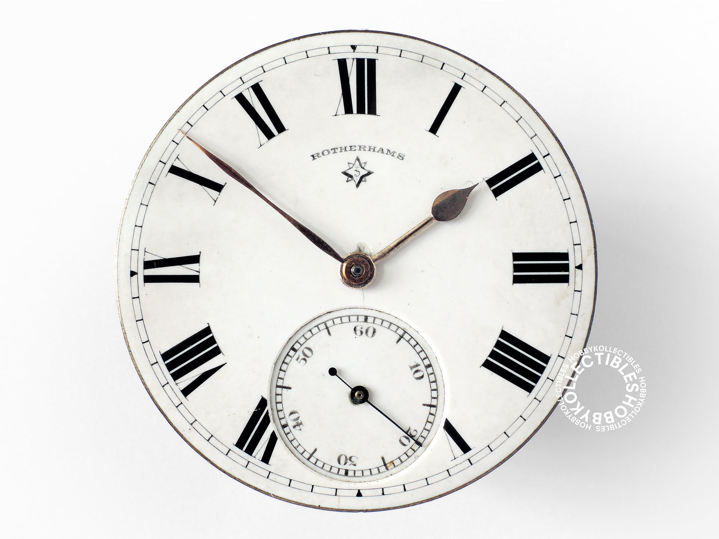 English Rotherhams Sterling Silver Open Face Lever Pocket watch