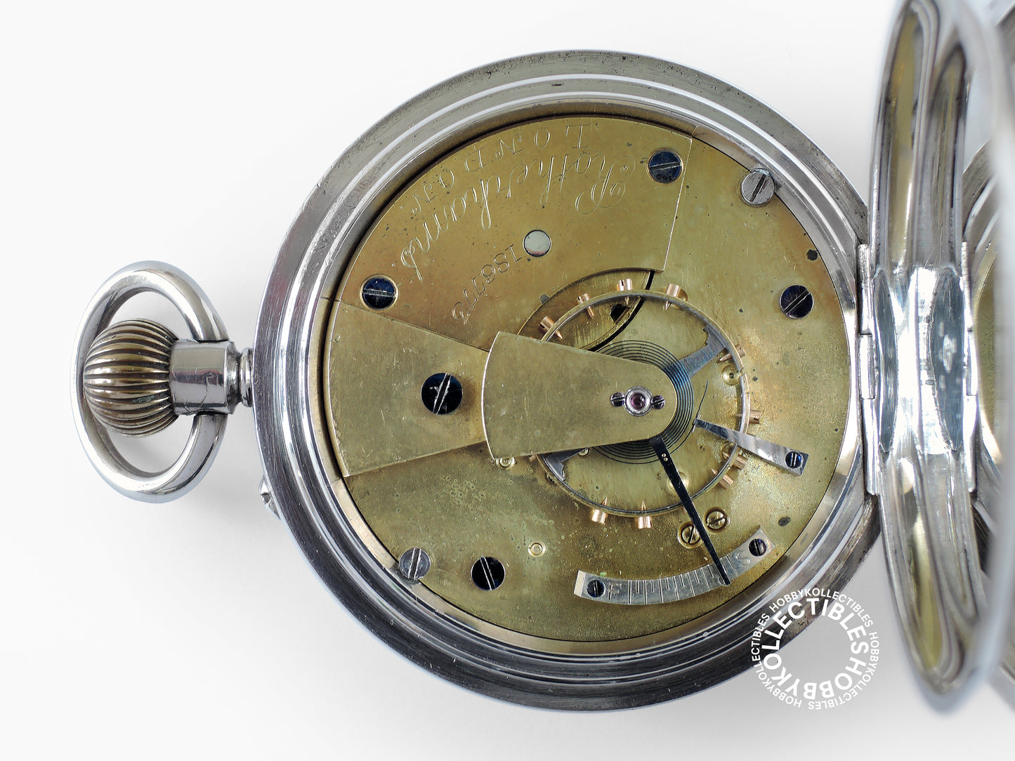 English Rotherhams Sterling Silver Open Face Lever Pocket watch