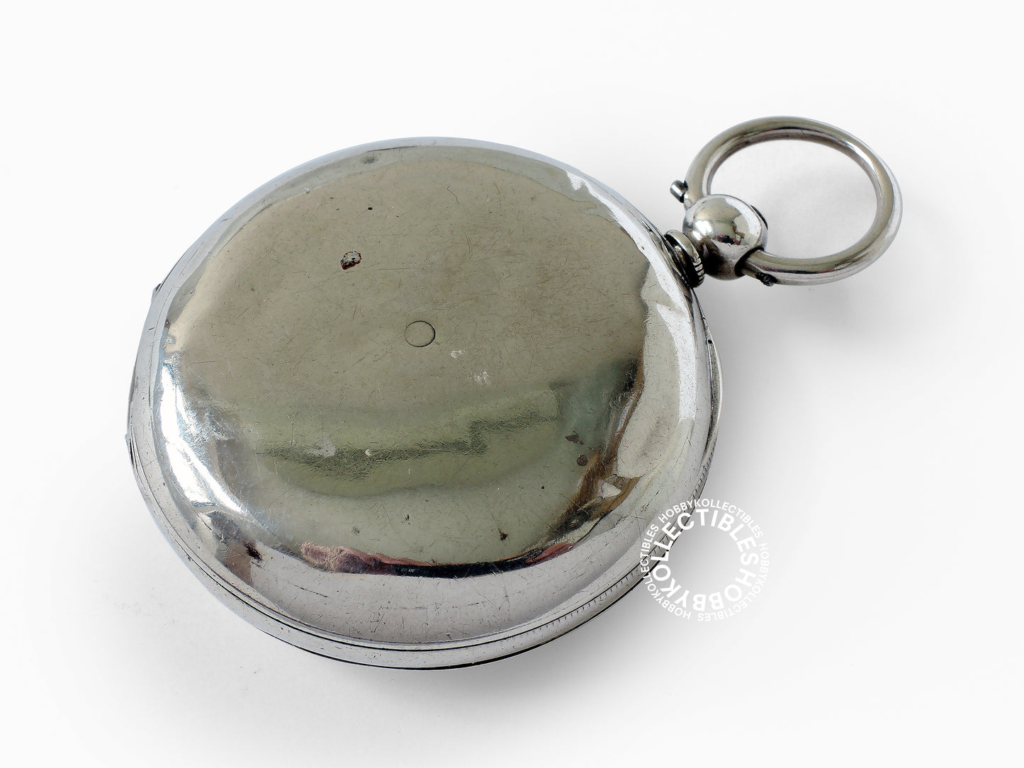 English Silver Hunter Case WM Crosby Lever Pocket Watch