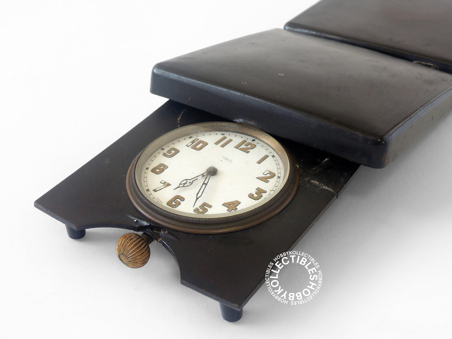 Swiss Made Rare Folding Travel Table Watch Need Repair