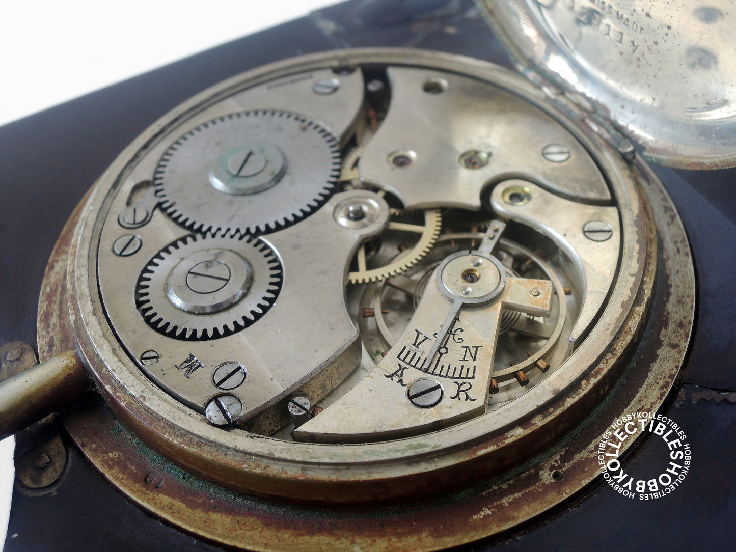 Swiss Made Rare Folding Travel Table Watch Need Repair