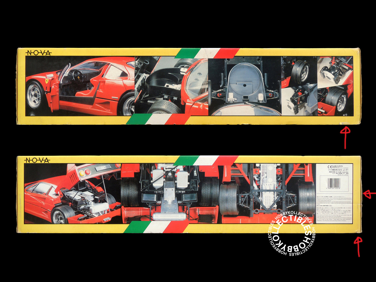 Fujimi Vintage NOVA 1/12 Ferrari F40 Diecast Metal/Plastic Model Kit