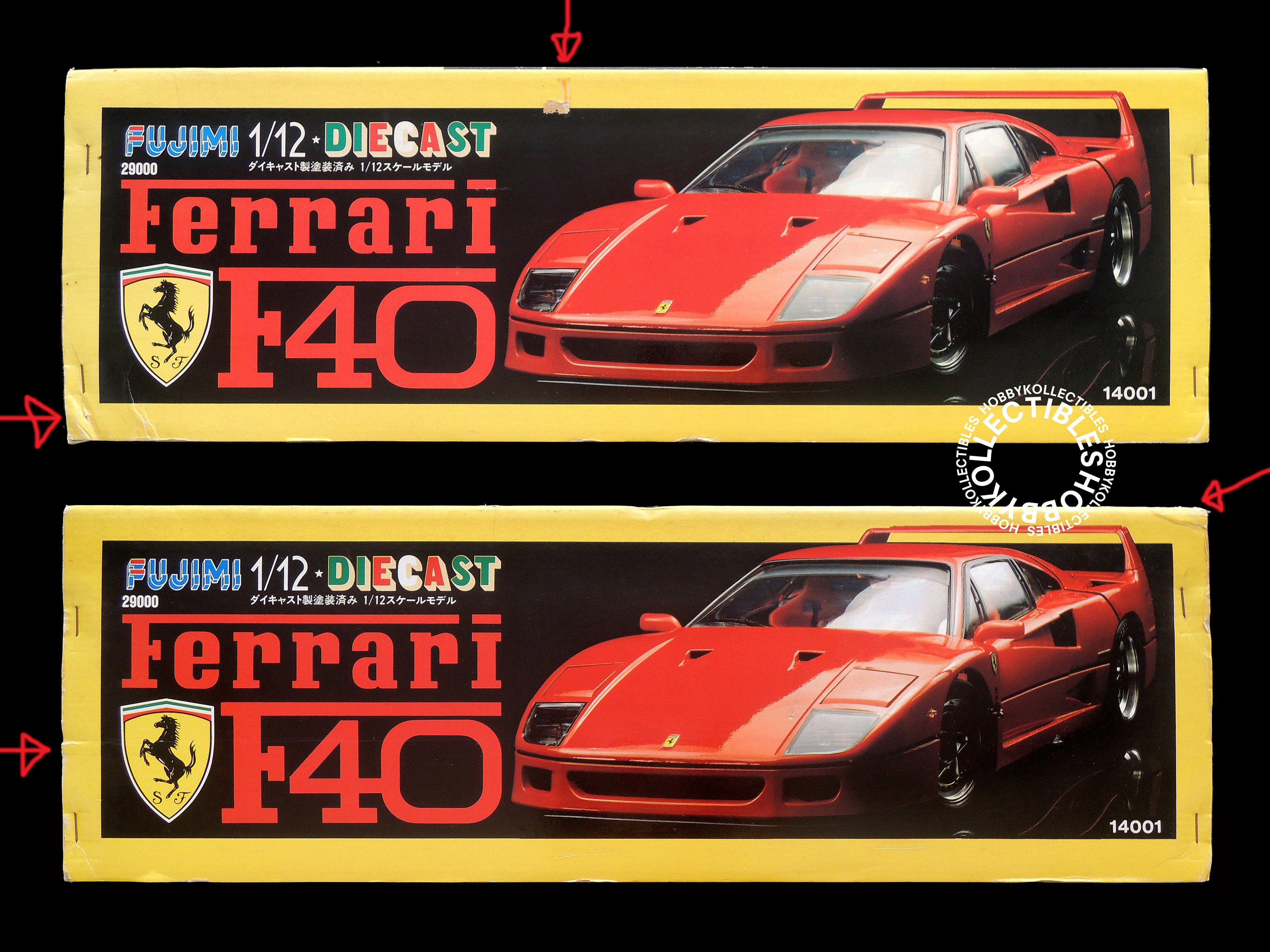 Fujimi Vintage NOVA 1/12 Ferrari F40 Diecast Metal/Plastic Model