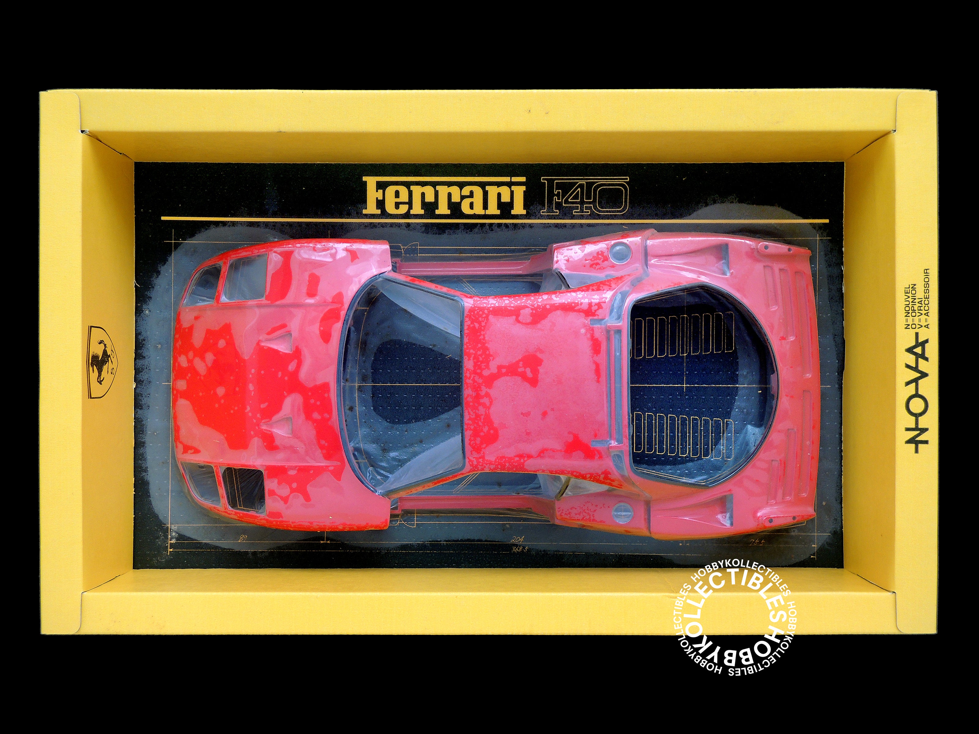 Fujimi Vintage NOVA 1/12 Ferrari F40 Diecast Metal/Plastic Model