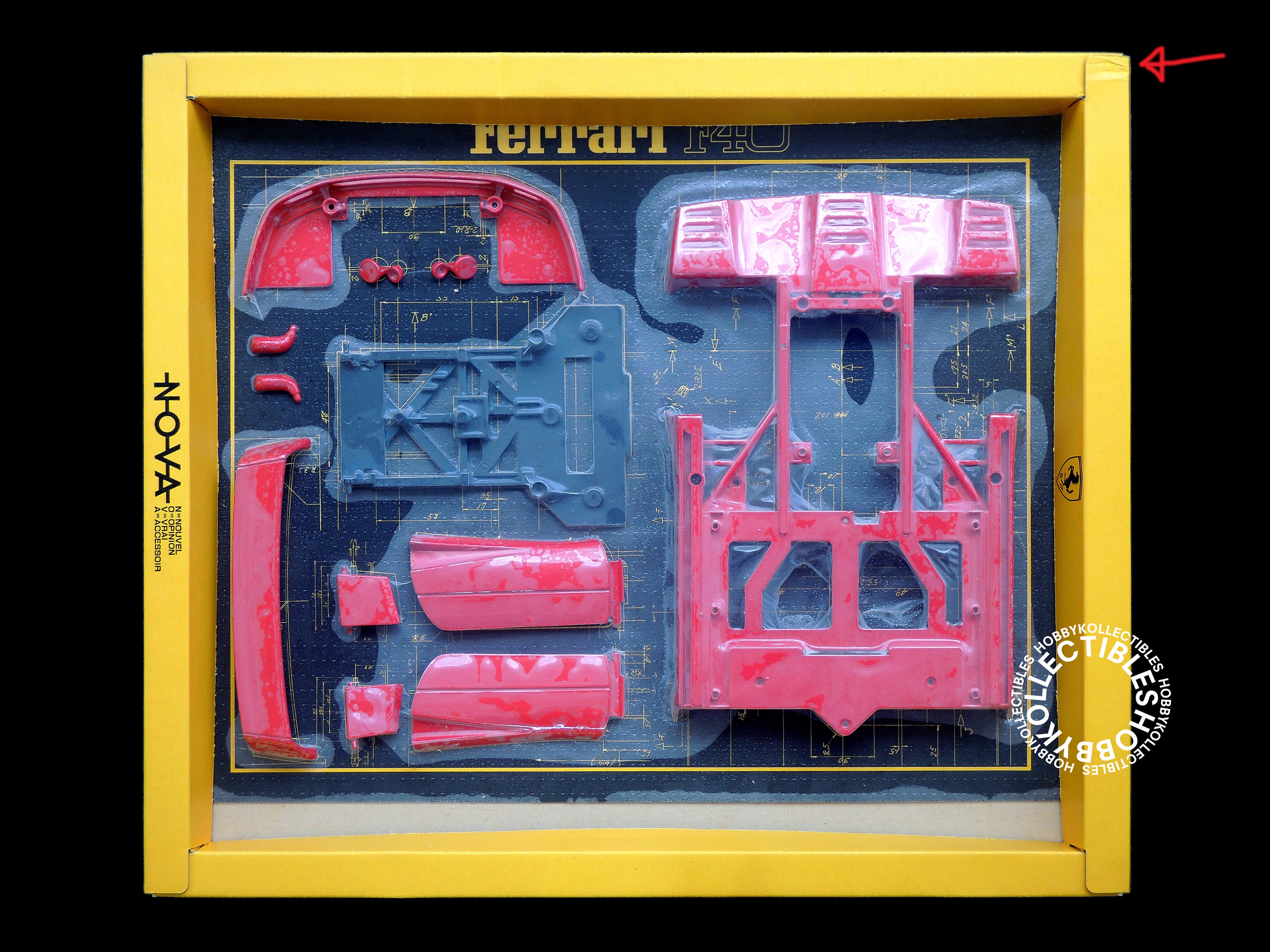 Fujimi Vintage NOVA 1/12 Ferrari F40 Diecast Metal/Plastic Model