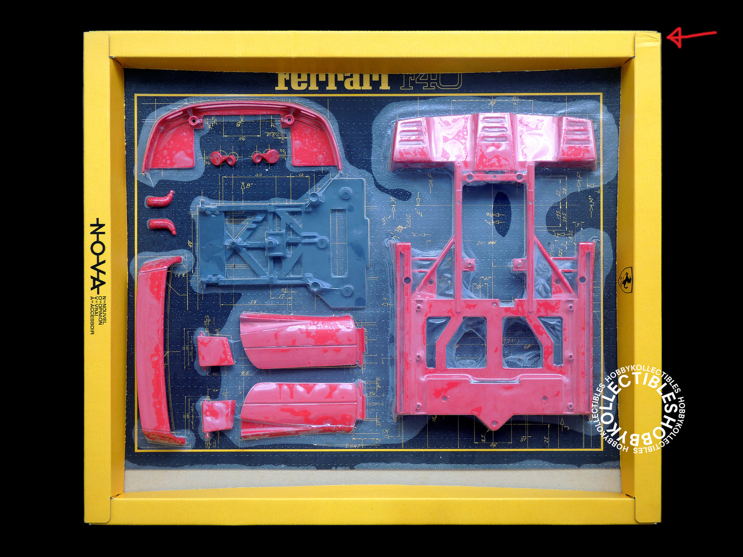 Fujimi Vintage NOVA 1/12 Ferrari F40 Diecast Metal/Plastic Model Kit