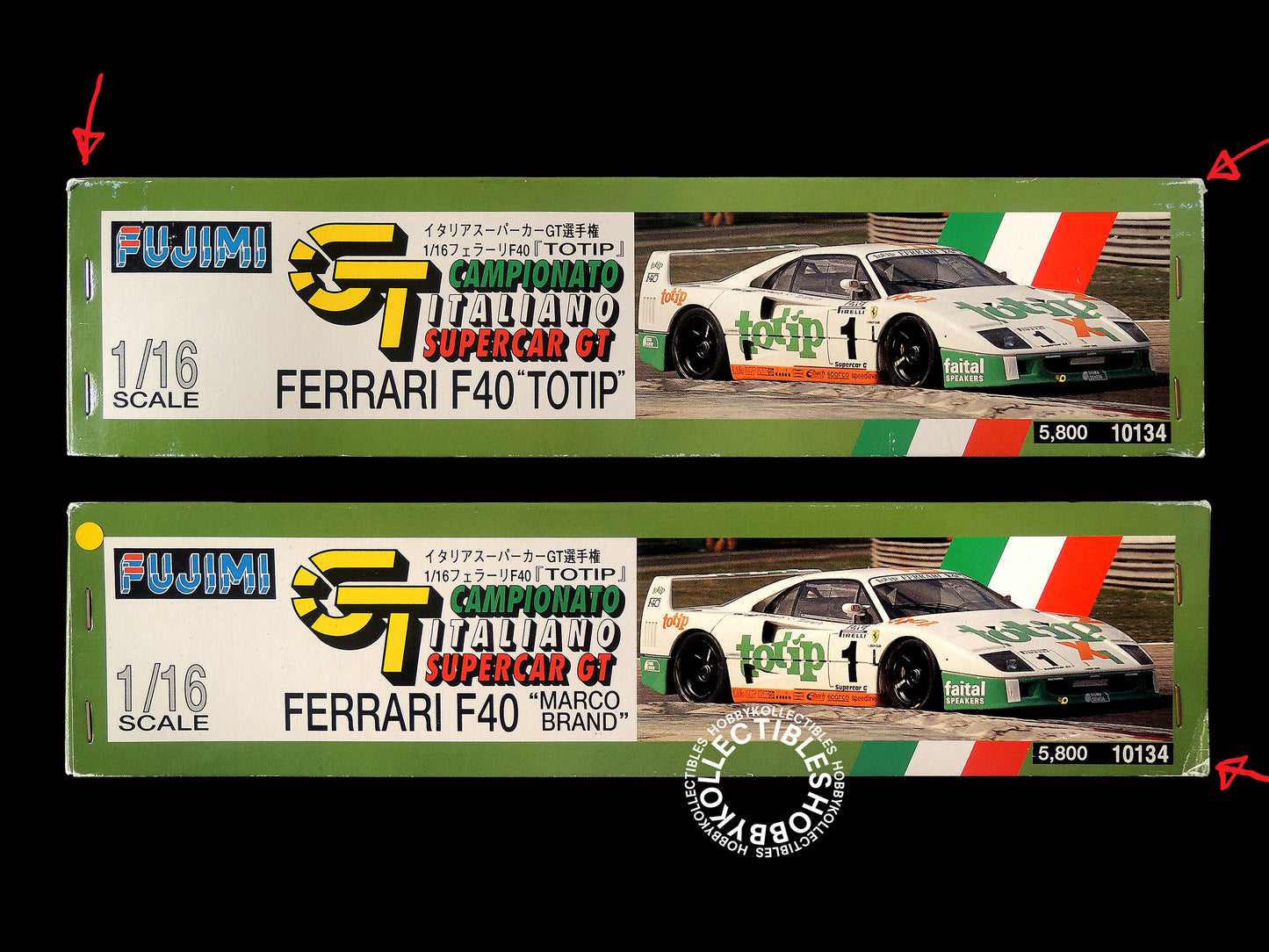 Fujimi 1/16 Ferrari F40 Totip GT Plastic Model Kit
