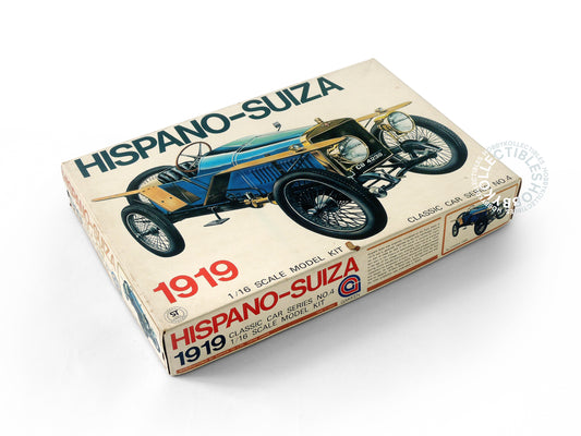 Gakken 1/16 Hispano-Suiza 1919 Vintage Plastic Model Kit