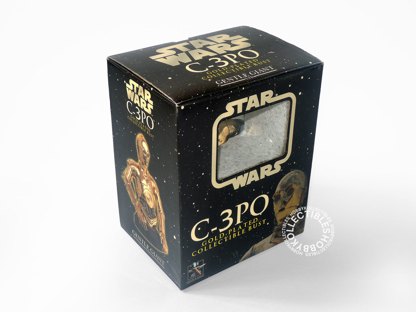 Gentle Giant Star Wars C-3PO Gold Plated Collectible Mini Bust USED