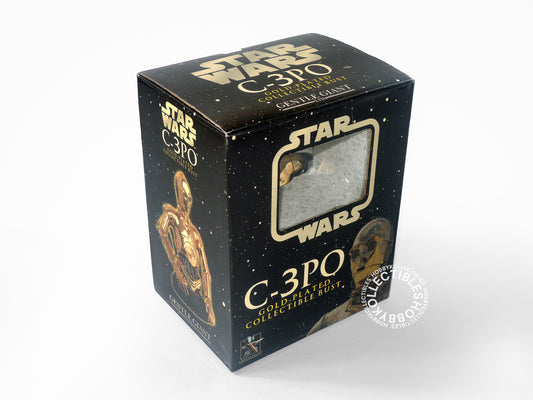 Gentle Giant Star Wars C-3PO Gold Plated Collectible Mini Bust USED