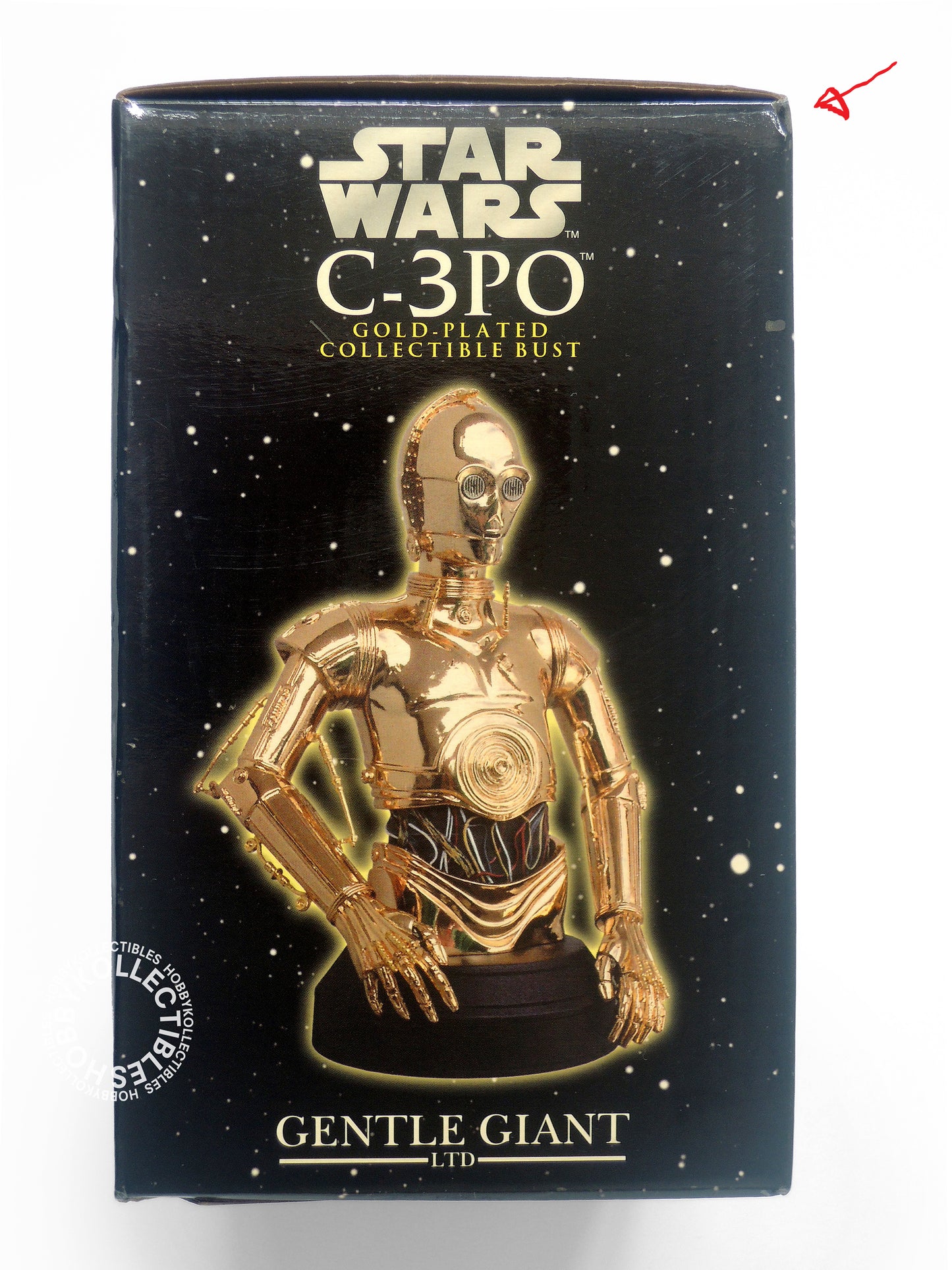 Gentle Giant Star Wars C-3PO Gold Plated Collectible Mini Bust USED