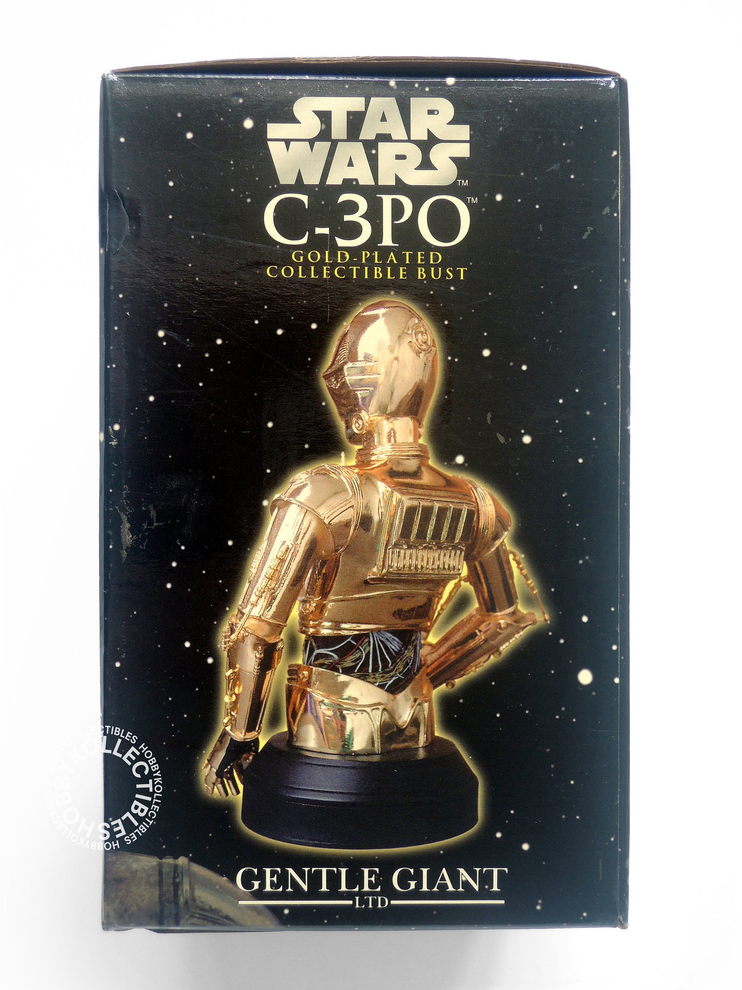 Gentle Giant Star Wars C-3PO Gold Plated Collectible Mini Bust USED