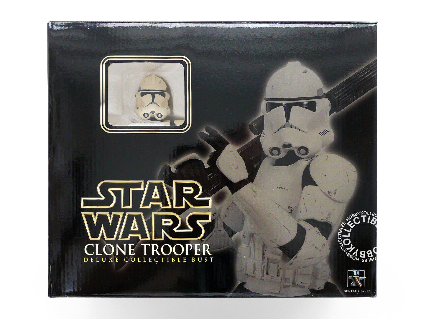 Gentle Giant Star Wars ROTS White Clone Trooper Deluxe Collectibles Mini Bust Open Box