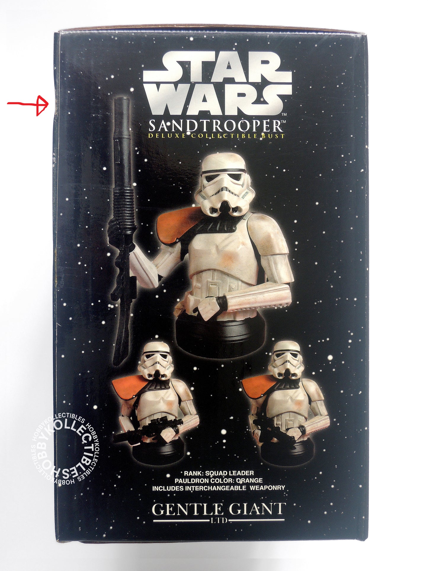 Gentle Giant Star Wars Sand Trooper Sergeant Mini Bust MISSING GUN! USED SOLD-AS-IS