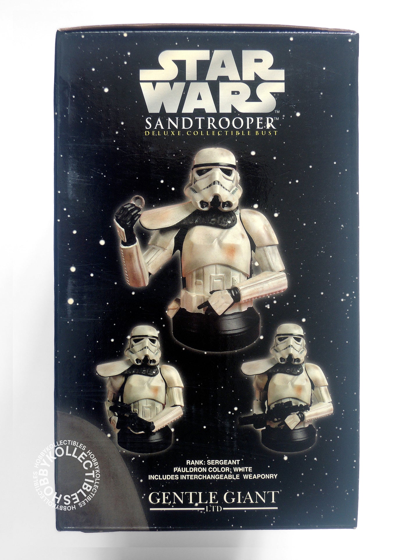 Gentle Giant Star Wars Sand Trooper Sergeant Mini Bust MISSING GUN! USED SOLD-AS-IS