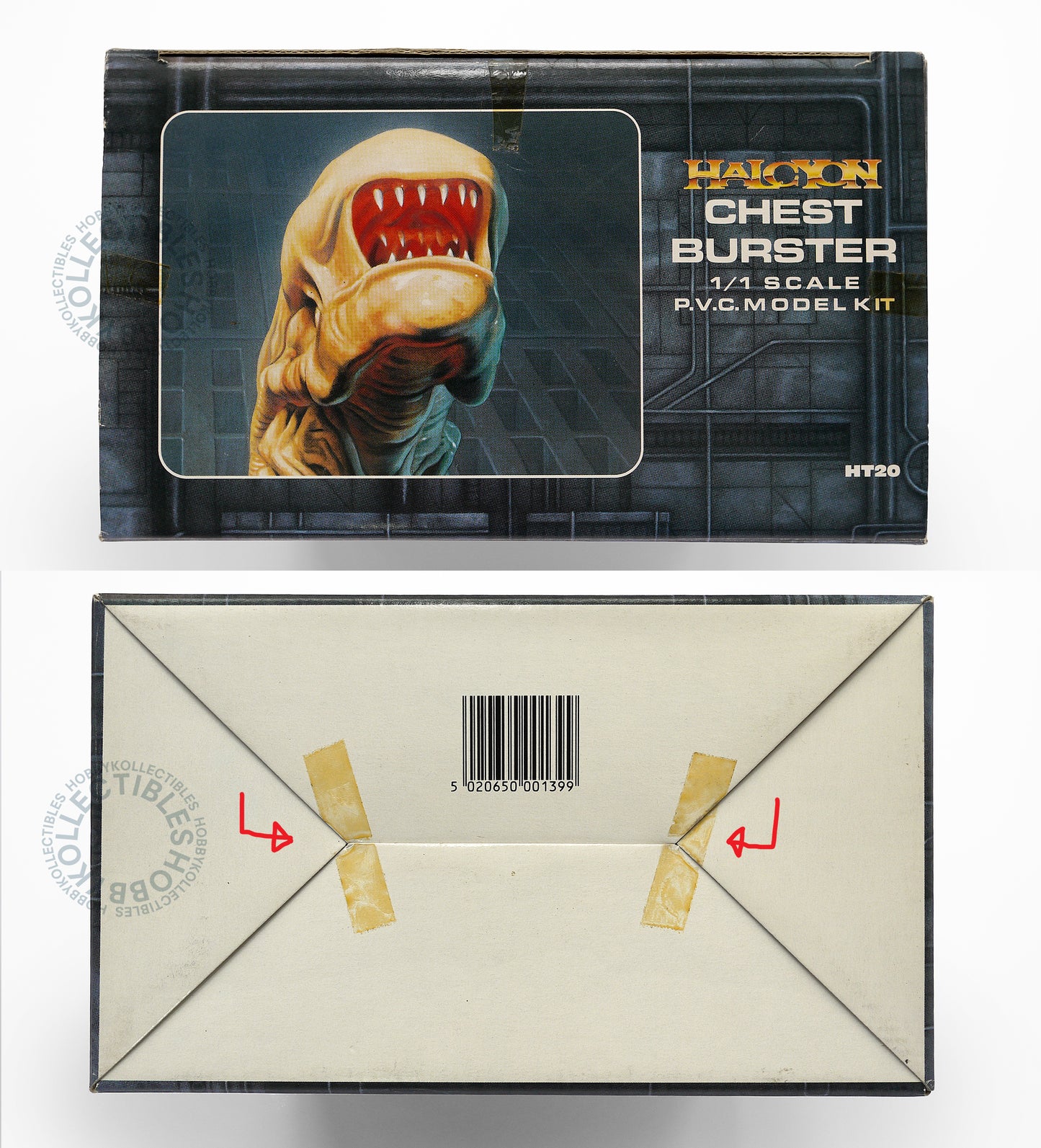 Halcyon Vintage 1/1 Aliens Chest Burster PVC Vinyl Model Kit