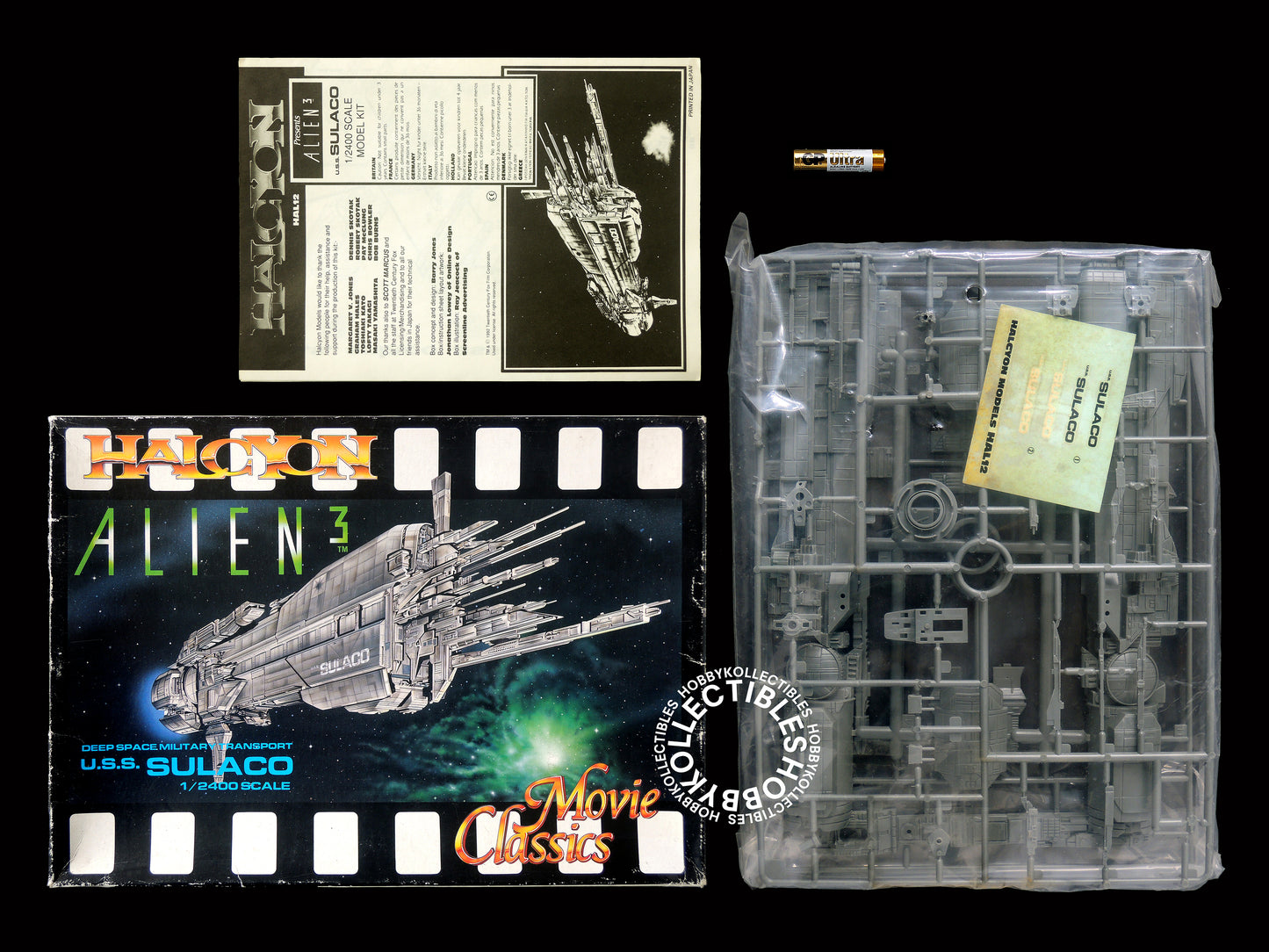 Halcyon Movie Classics Vintage Alien 3 1/2400 Sulaco Model Kit