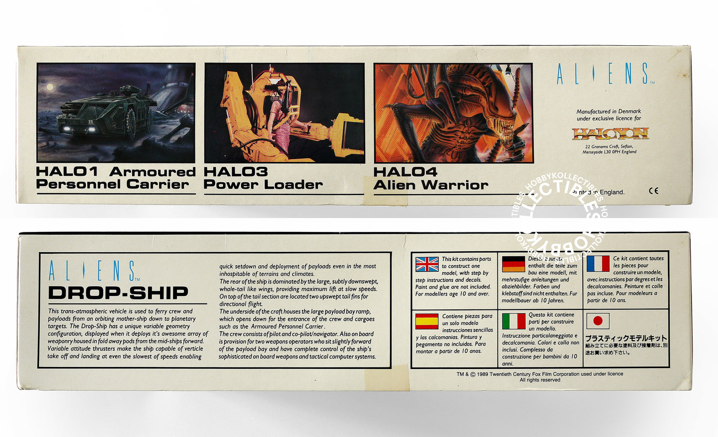 Halcyon Vintage Aliens 1/72 Drop Ship Plastic Model Kit