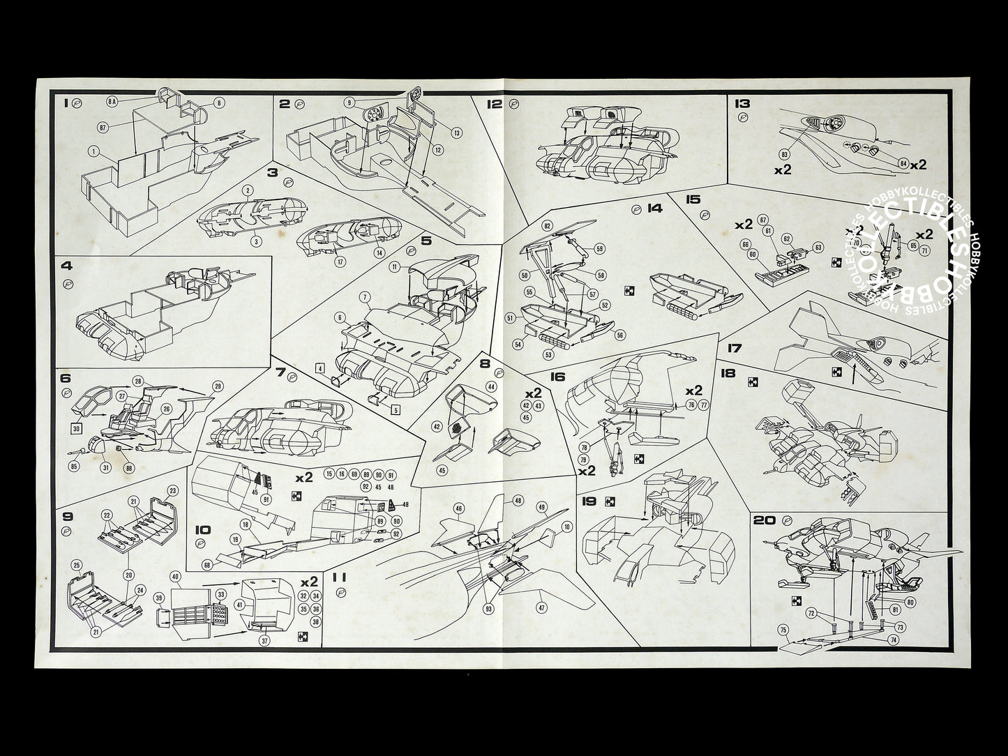 Halcyon Vintage Aliens 1/72 Drop Ship Plastic Model Kit