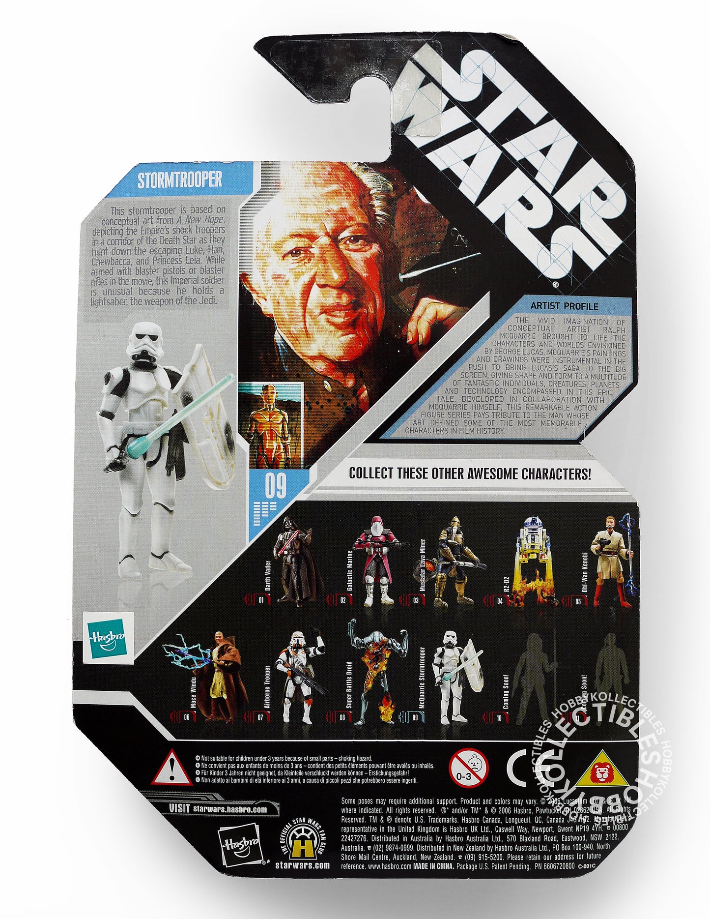 Lot of 2 Hasbro Star Wars Imperial & McQuarrie StormTrooper Action Figure