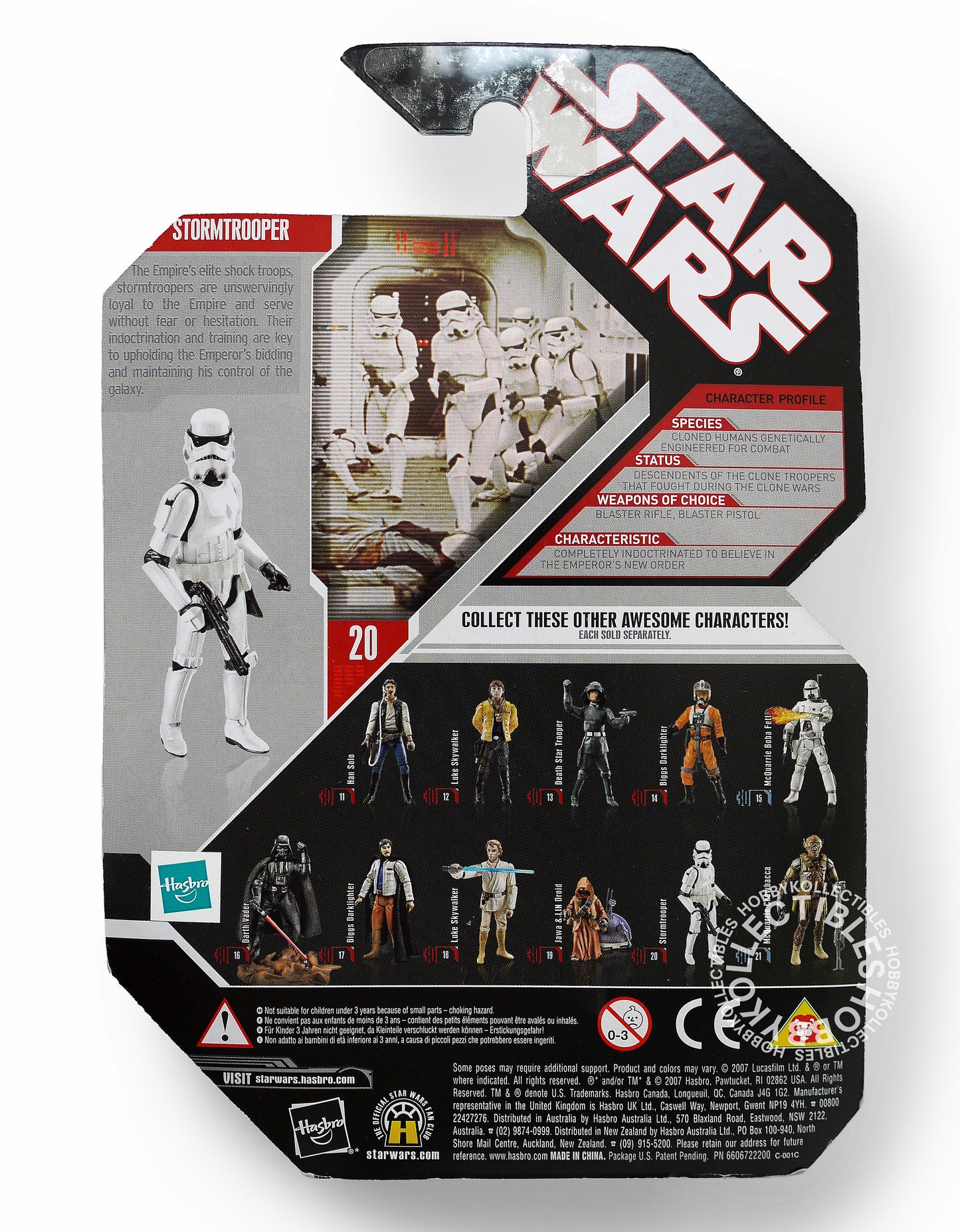 Lot of 2 Hasbro Star Wars Imperial & McQuarrie StormTrooper Action Figure