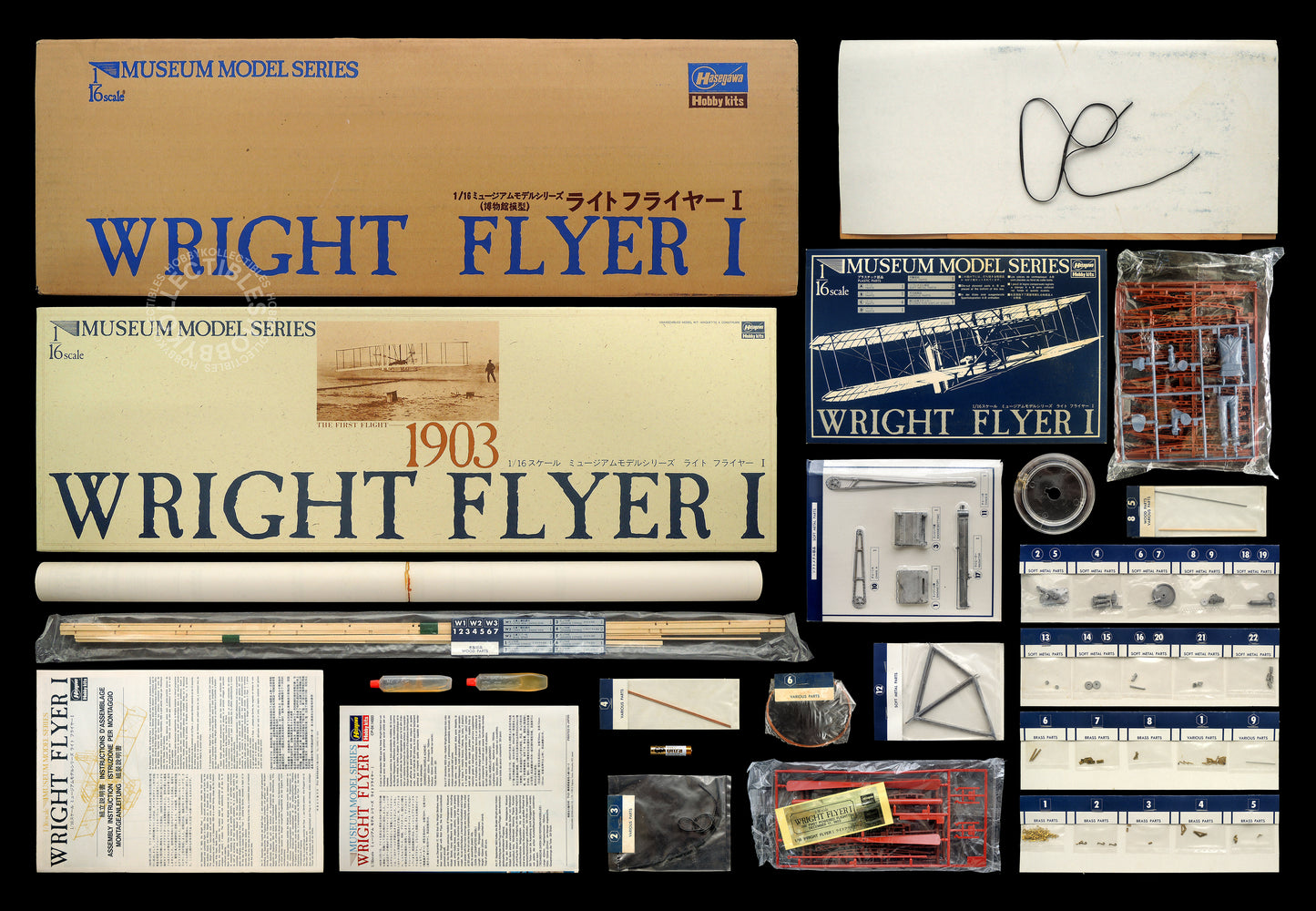 Hasegawa 1/16 Museum Model Series Wright Flyer I 1903 High Grade Aircraft