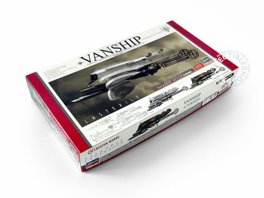 (SOLD) Hasegawa 1/72 Last Exile Vanship w/Steam Torpedo Limited Ed. Makoto Kobayashi