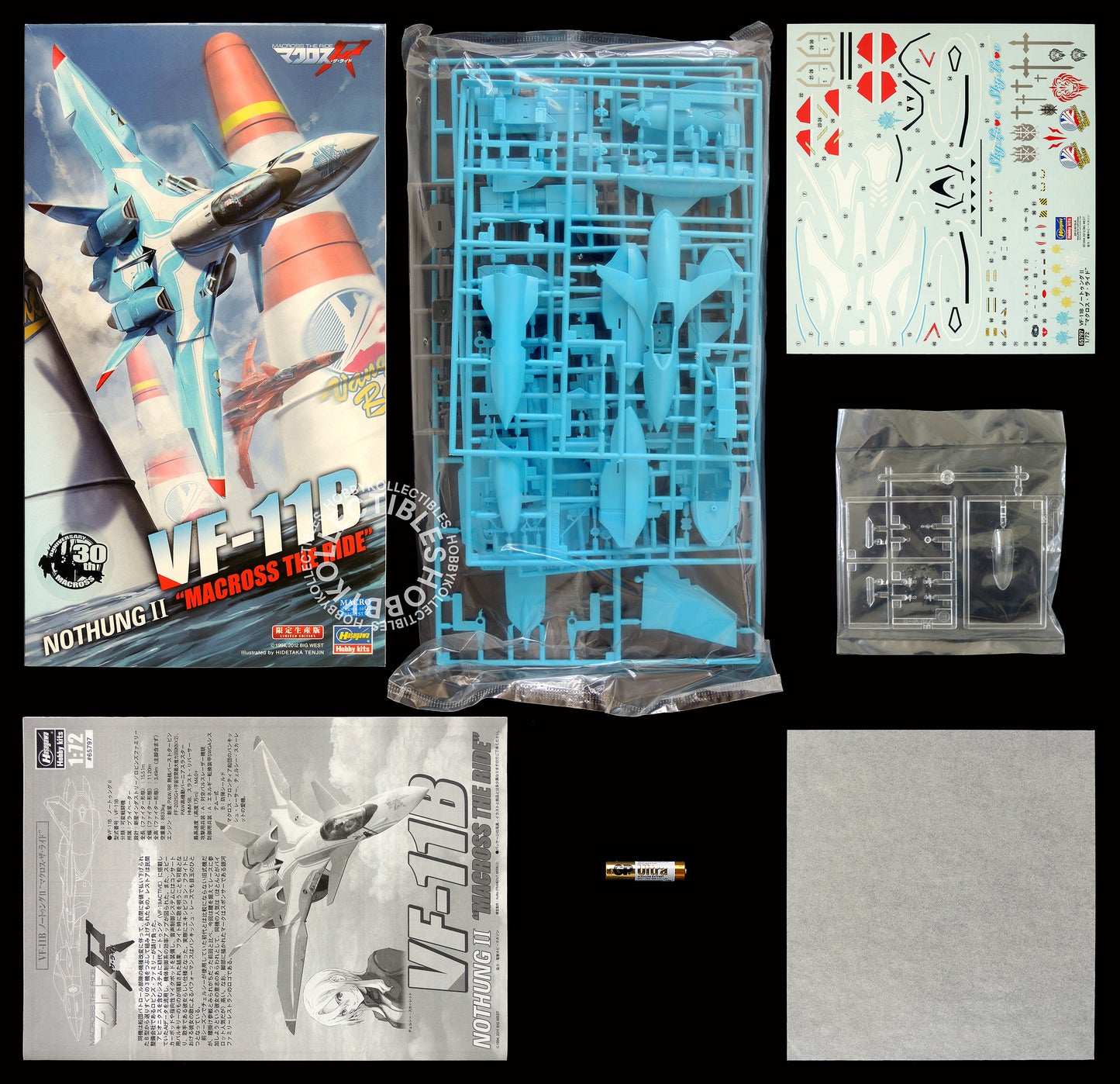 Hasegawa 1/72 VF-11B Nothung II Macross the Ride 30th Anniversary Limited Edition Plastic Model Kit