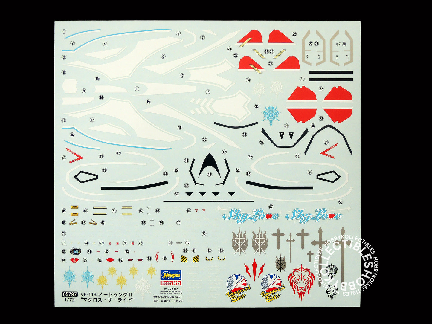 Hasegawa 1/72 VF-11B Nothung II Macross the Ride 30th Anniversary Limited Edition Plastic Model Kit