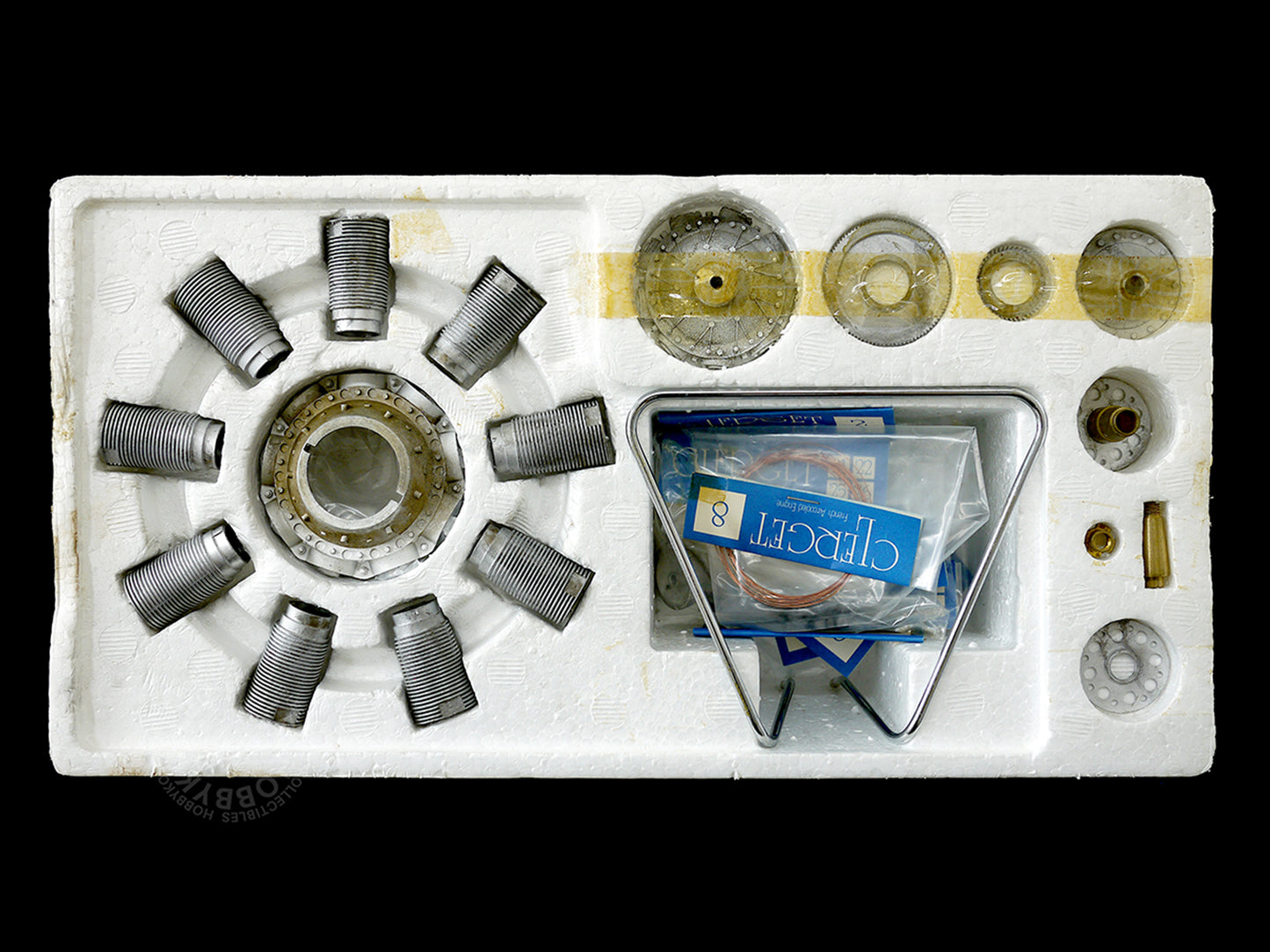 Hasegawa 1/8 French Rotary Engine Clerget 9B Metal Model Kit Rare