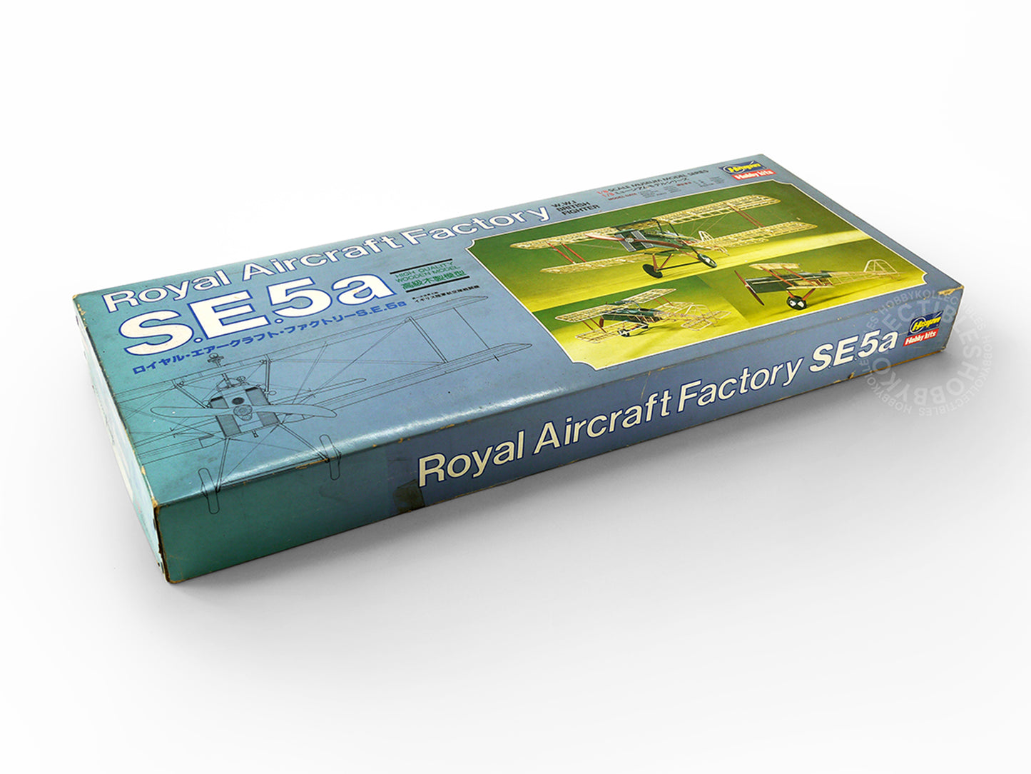 Hasegawa 1/8 Royal Aircraft Factory S.E.5a WWI Fighter Museum Wooden Model Kit
